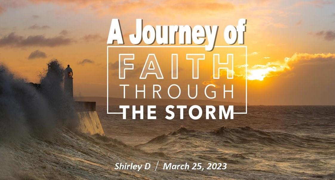 A Journey of Faith through Storm