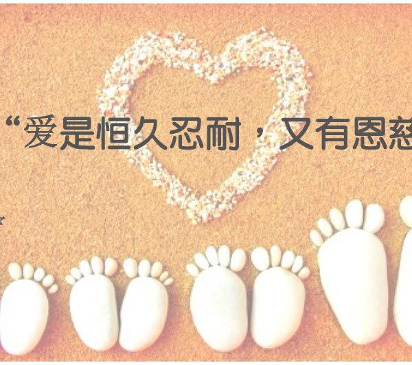 读经文“爱是恒久忍耐,又有恩慈”有感